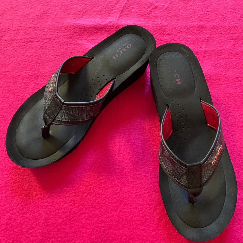 Coach Flip Flops